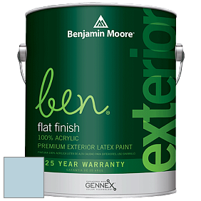 Benjamin Moore Ben 541 Waterborne Exterior Flat Finish краска цвет 835 Grand Rapids