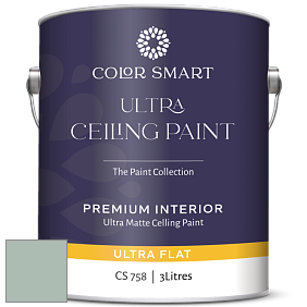 COLOR SMART CS 758 ULTRA CEILING PAINT ультраматовая краска цвет 703 Catalina Blue