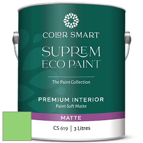 COLOR SMART CS 619 SUPREM ECO PAINT матовая краска цвет NCS S 0560-G20Y 