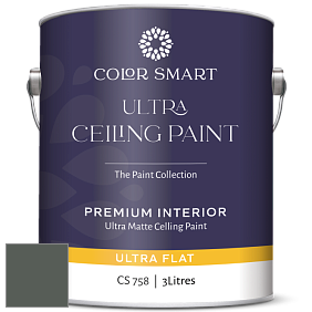 COLOR SMART CS 758 ULTRA CEILING PAINT ультраматовая краска цвет RAL 7010 