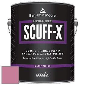 Benjamin Moore 484 Ultra Spec SCUFF-X Interior Matte Finish краска цвет 2084-40 Precious Pink