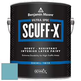 Benjamin Moore 485 Ultra Spec SCUFF-X Interior Eggshell Finish краска цвет 747 Bayville Blue