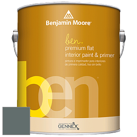 Benjamin Moore Ben W625 Premium Interior Latex Flat краска цвет HC-160 BM HC-160