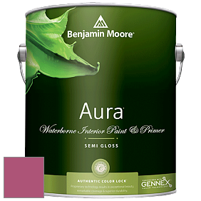 Benjamin Moore Aura 528 Waterborne Interior Semi-gloss Finish краска цвет 2078-30 Royal Fuchsia