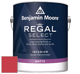 Benjamin Moore 548 IRegal Select Interior Paint - Matte краска цвет 2002-20 Bull's Eye Red