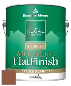 Benjamin Moore W105 Regal Select Exterior Paint-MoorLife Flat Finish краска цвет AF-235 