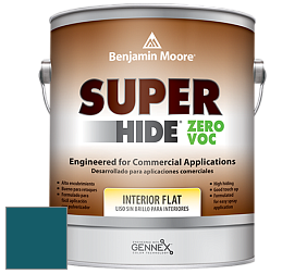 Benjamin Moore 355 Super Hide Zero Voc Interior Flat краска цвет NCS S 5540-B10G 