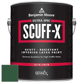 Benjamin Moore 486 Ultra Spec SCUFF-X Interior Satin Finish краска цвет NCS S 5540-G10Y 
