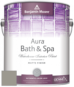 Benjamin Moore Aura 532 Bath & Spa Waterborne Interior Paint Matte Finish краска цвет 1559 Arctic Shadows