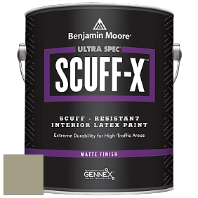 Benjamin Moore 484 Ultra Spec SCUFF-X Interior Matte Finish краска цвет 509 Cypress Green