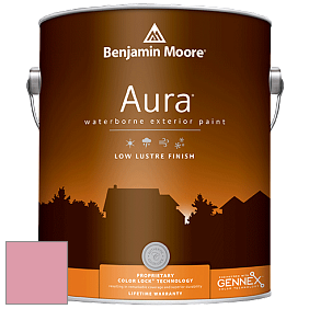 Benjamin Moore Aura 634 Waterborne Exterior Low Lustre Finish краска цвет 1340 Pink Ribbon