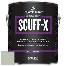 Benjamin Moore 484 Ultra Spec SCUFF-X Interior Matte Finish краска цвет 465 Antique Jade