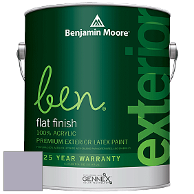 Benjamin Moore Ben 541 Waterborne Exterior Flat Finish краска цвет 2117-50 Spring Violet