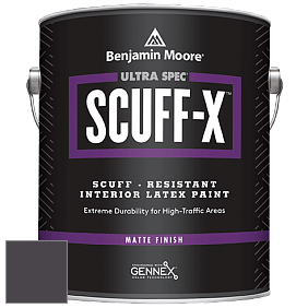 Benjamin Moore 484 Ultra Spec SCUFF-X Interior Matte Finish краска цвет 2070-10 Tulsa Twilight