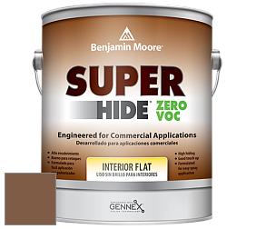 Benjamin Moore 355 Super Hide Zero Voc Interior Flat краска цвет 2163-10 Log Cabin
