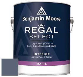Benjamin Moore 548 IRegal Select Interior Paint - Matte краска цвет 1435 Blue Gaspe