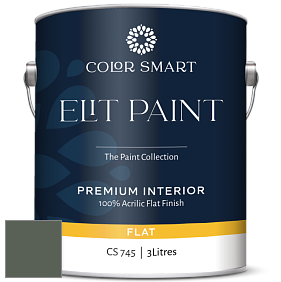 COLOR SMART CS 745 ELIT PAINT глубокоматовая моющаяся краска цвет 448 Dakota Shadow