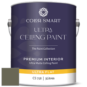 COLOR SMART CS 758 ULTRA CEILING PAINT ультраматовая краска цвет 476 Jade Romanesque