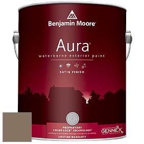 Benjamin Moore Aura 631 Waterborne Exterior Satin Finish краска цвет 987 Buckhorn