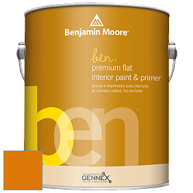 Benjamin Moore Ben W625 Premium Interior Latex Flat краска цвет RAL 2000 