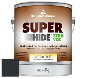 Benjamin Moore 355 Super Hide Zero Voc Interior Flat краска цвет RAL 7021 