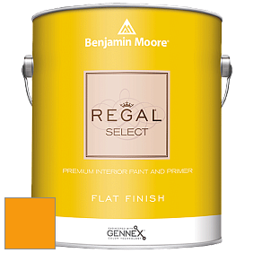 Benjamin Moore 547 Regal Select Waterborne Interior Flat Finish краска цвет 2018-20 Mandarin Orange