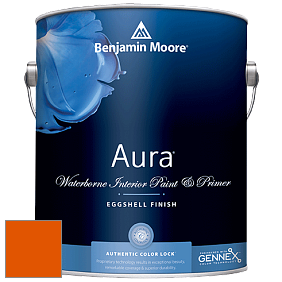Benjamin Moore Aura 524 Waterborne Interior Eggshell Finish краска цвет RAL 2009 