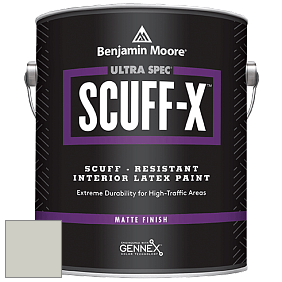 Benjamin Moore 484 Ultra Spec SCUFF-X Interior Matte Finish краска цвет 1556 Vapor Trails