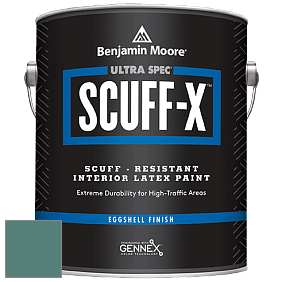 Benjamin Moore 485 Ultra Spec SCUFF-X Interior Eggshell Finish краска цвет 678 Pacific Rim