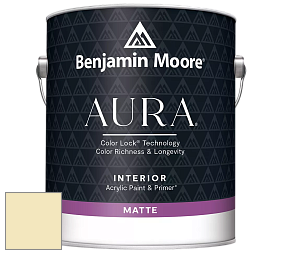 Benjamin Moore Aura 522 Interior Paint - Matte краска цвет OC-108 Pale Moon