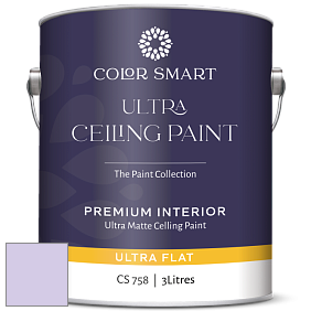 COLOR SMART CS 758 ULTRA CEILING PAINT ультраматовая краска цвет 2071-60 Lily Lavender
