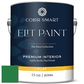 COLOR SMART CS 745 ELIT PAINT глубокоматовая моющаяся краска цвет NCS S 3065-G10Y 