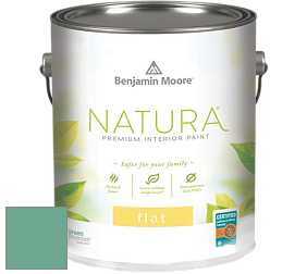 Benjamin Moore 512 Natura Interior Flat Finish матовая краска цвет 600 Medici Malachite