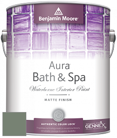 Benjamin Moore Aura 532 Bath & Spa Waterborne Interior Paint Matte Finish краска цвет AF-475 