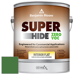 Benjamin Moore 355 Super Hide Zero Voc Interior Flat краска цвет NCS S 3560-G20Y 