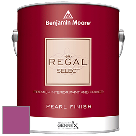 Benjamin Moore 550 Regal Select Waterborne Interior Pearl Finish краска цвет 2076-30 Crushed Berries
