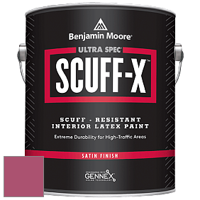 Benjamin Moore 486 Ultra Spec SCUFF-X Interior Satin Finish краска цвет 1349 Pink Corsage