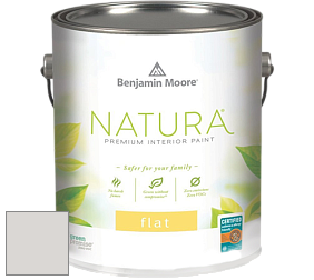 Benjamin Moore 512 Natura Interior Flat Finish матовая краска цвет 1458 Silver Bells