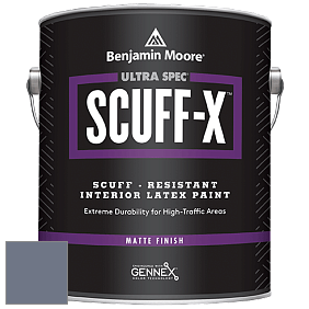 Benjamin Moore 484 Ultra Spec SCUFF-X Interior Matte Finish краска цвет 1441 Amethyst Shadow