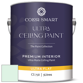 COLOR SMART CS 758 ULTRA CEILING PAINT ультраматовая краска цвет 2037-70 Fresh Mint
