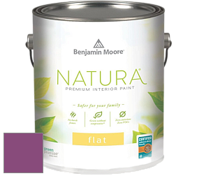 Benjamin Moore 512 Natura Interior Flat Finish матовая краска цвет NCS S 3055-R40B 