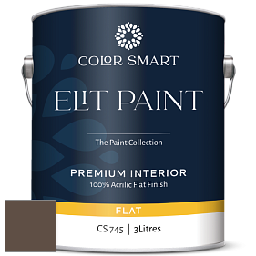COLOR SMART CS 745 ELIT PAINT глубокоматовая моющаяся краска цвет 2108-10 Ferret Brown