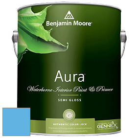 Benjamin Moore Aura 528 Waterborne Interior Semi-gloss Finish краска цвет NCS S 1050-R90B 