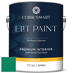 COLOR SMART CS 745 ELIT PAINT глубокоматовая моющаяся краска цвет 2045-20 Lawn Green