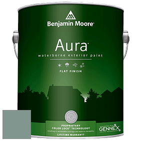 Benjamin Moore Aura 629 Waterborne Exterior Flat Finish краска цвет 705 Sioux Falls