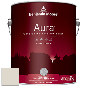 Benjamin Moore Aura 631 Waterborne Exterior Satin Finish краска цвет 981 Wind's Breath