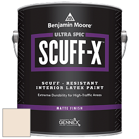 Benjamin Moore 484 Ultra Spec SCUFF-X Interior Matte Finish краска цвет 909 Antique White