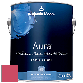 Benjamin Moore Aura 524 Waterborne Interior Eggshell Finish краска цвет 2001-30 Spring Tulips