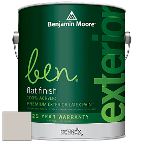 Benjamin Moore Ben 541 Waterborne Exterior Flat Finish краска цвет AF-680 