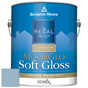 Benjamin Moore W096 Regal Select Exterior Paint-Moor GloSoft Gloss Finish краска цвет 837 Sheer Romance